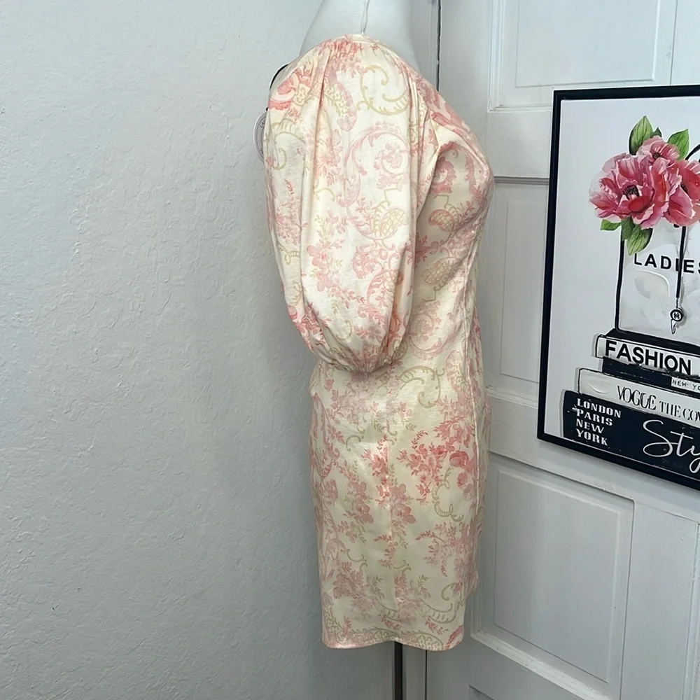 NWT Laura Ashley x Urban Outfitters Floral Mini Dress Size S - Picture 3 of 8